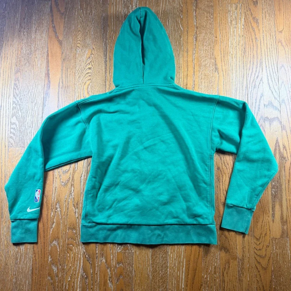 Nike Boston Celtics NBA 75th Anniversary Full Zip Hoodie Sweater Green Mens XS